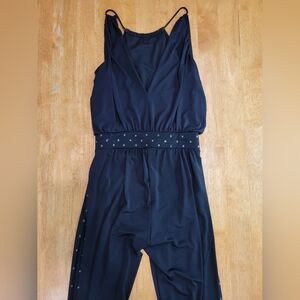 EUC Balera black split leg unitard